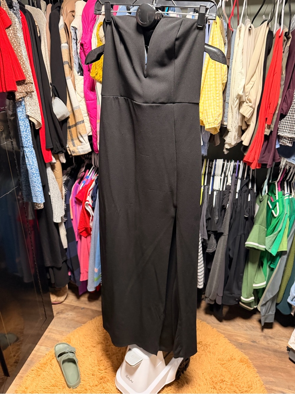 Lulu's Black Strapless dress